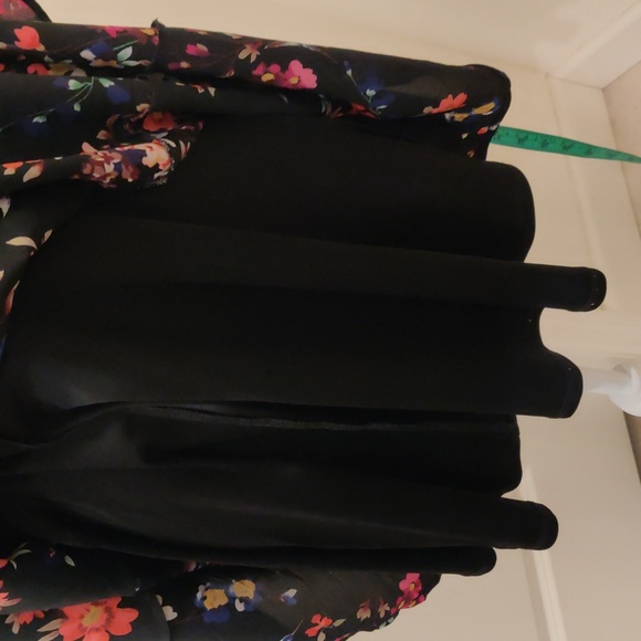 Express sz 0 sleeveless black multi color dress - Picture 8 of 8